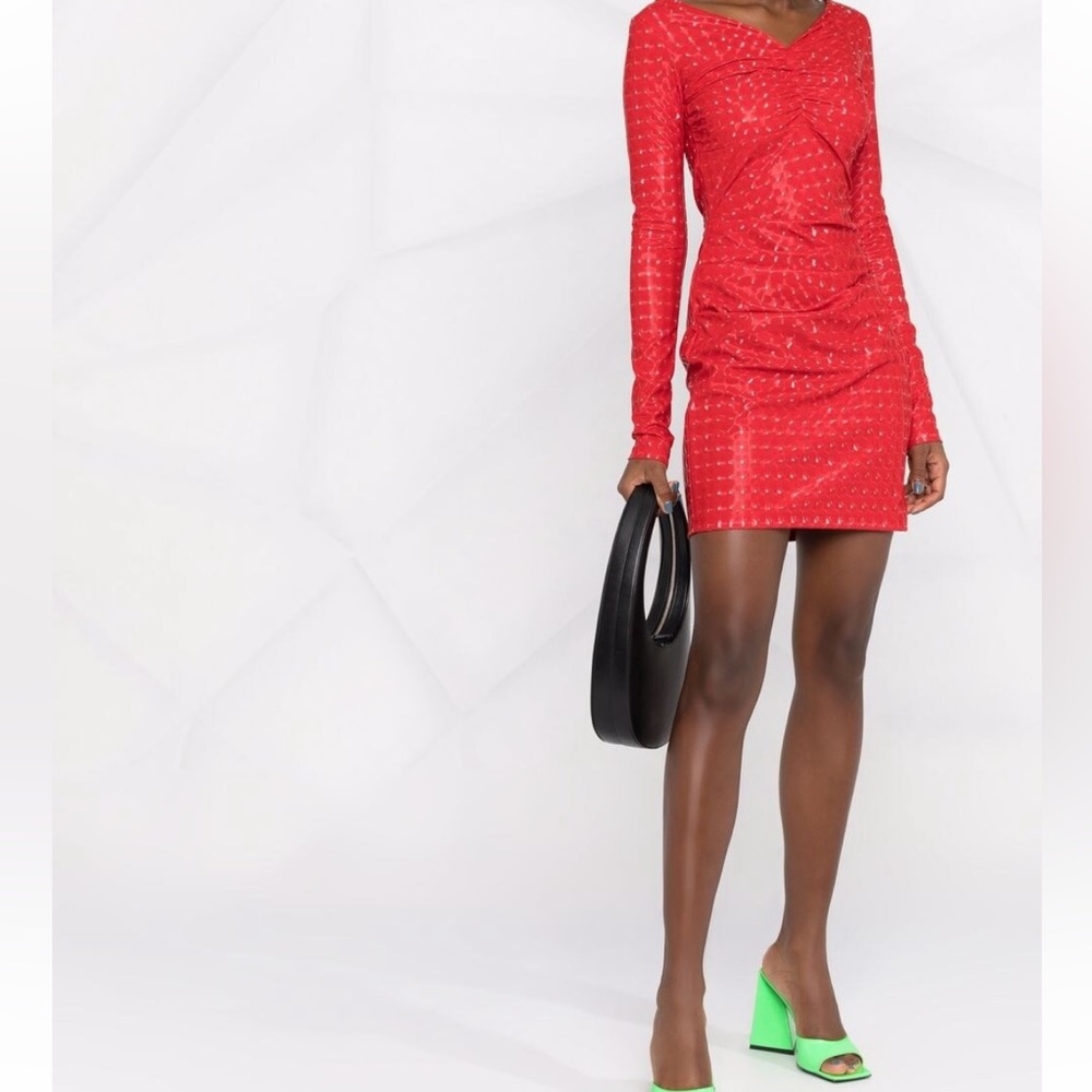 MSGM
Graphic print long-sleeve dress
Size 40 red - Picture 2 of 12